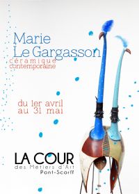 Marie le Gargasson - Céramique contemporaine. Du 1er avril au 31 juin 2016 à Pont-Scorff. Morbihan. 